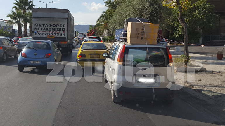 Έτσι κυκλοφορούσε στην λεωφόρο Αθηνών…